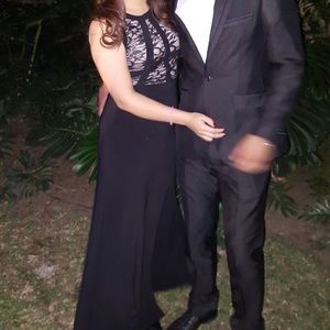 Long black dress